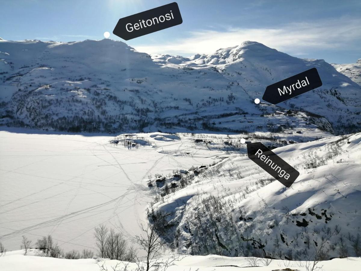 Lodge Reinunga Eco Hytta - Mountain Near Accessible Only By Train Or Bike